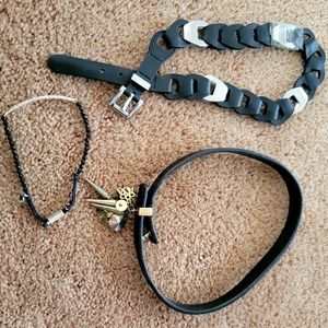 Michael Kors necklace, R&R nlace, gorjana bracelet